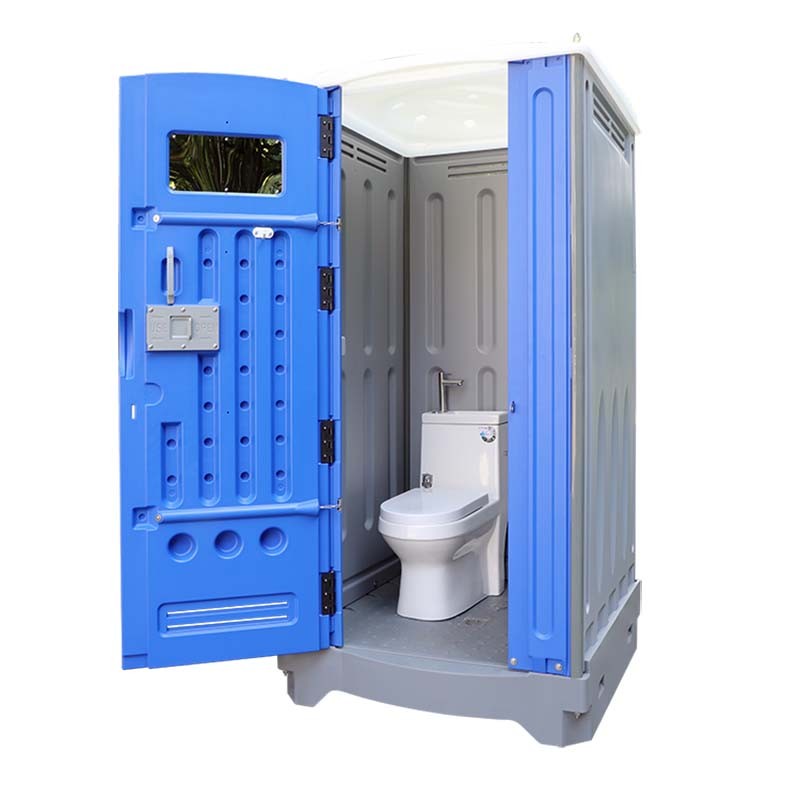 TST-04 HDPE Portable Ceramic Flush Bathroom With Shower