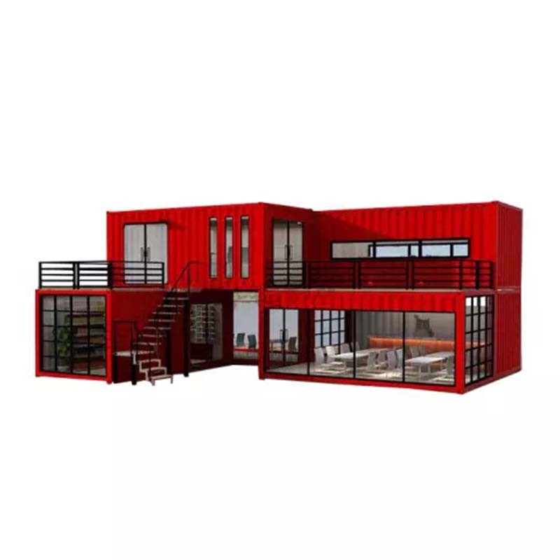 Luxury 20ft Prefabricated Two Story Hotel Container House