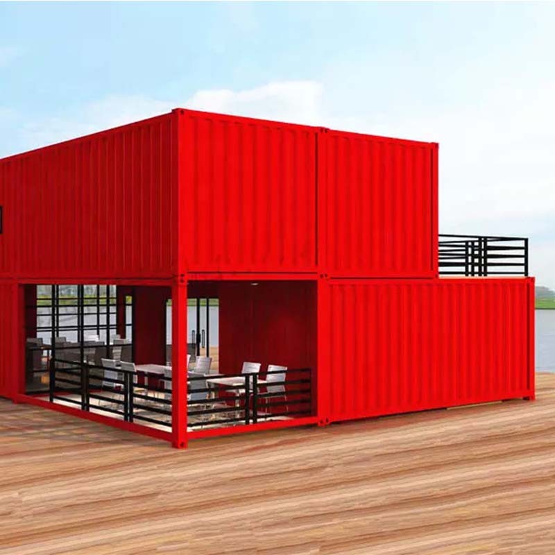 Luxury 20ft Prefabricated Two Story Hotel Container House