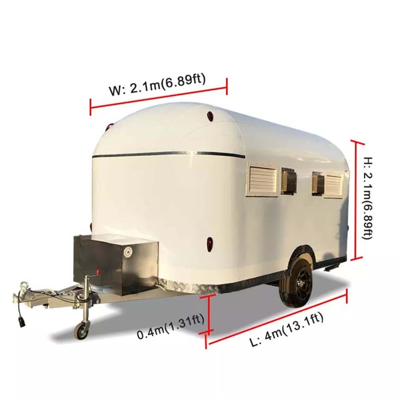 Luxury EEC Valid Portable Caravan Toilet Trailer