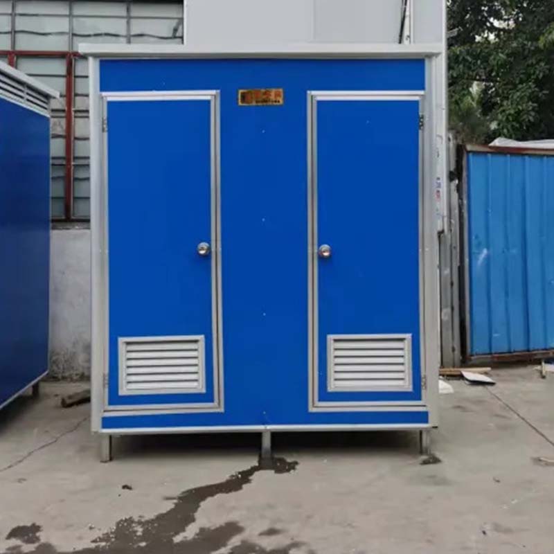 Low Cost Sandwich Panel Two Rooms Portable Shower Toilet