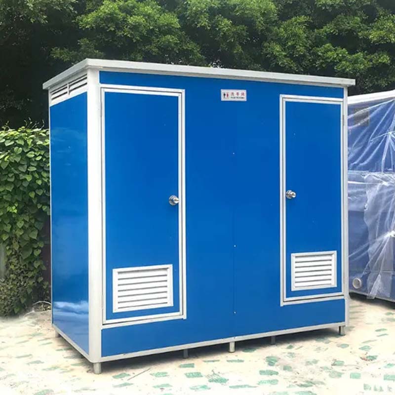 Low Cost Sandwich Panel Two Rooms Portable Shower Toilet