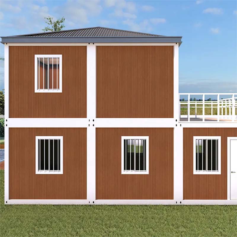China Prefabricated cheap  2 To 4 Bedrooms Flat Pack Living Container Home