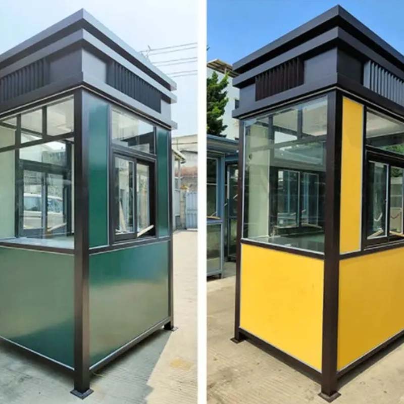 Easy Assemble Environment Friendly Prefab Portable Paint Security Guard Booth Design for Sale