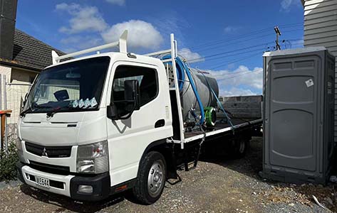 Construction Site Portable Toilet in New Zealand