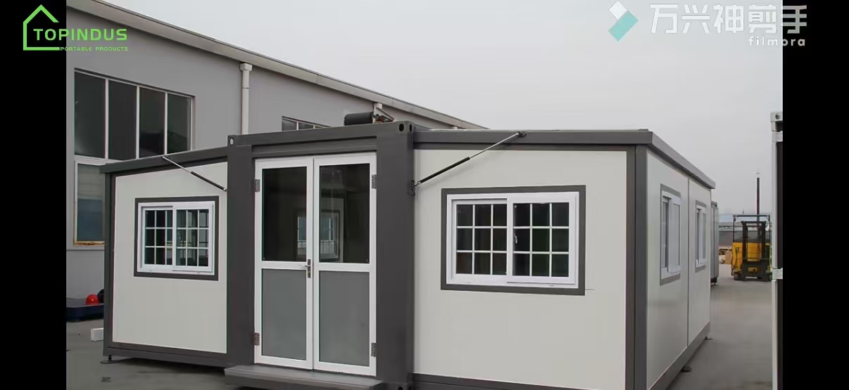 No need for a crane! Explore our self-expanding container houses