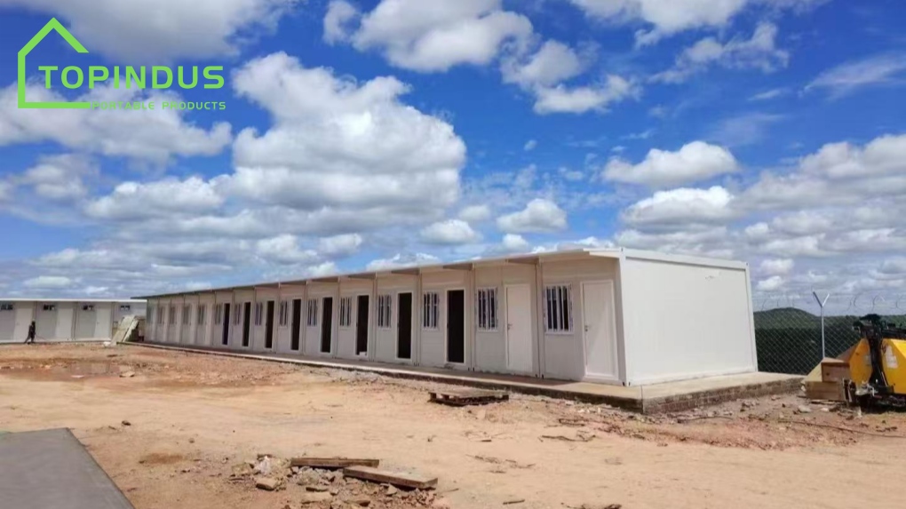 Topindus modular houses, comfortable homes to mining camp workers!