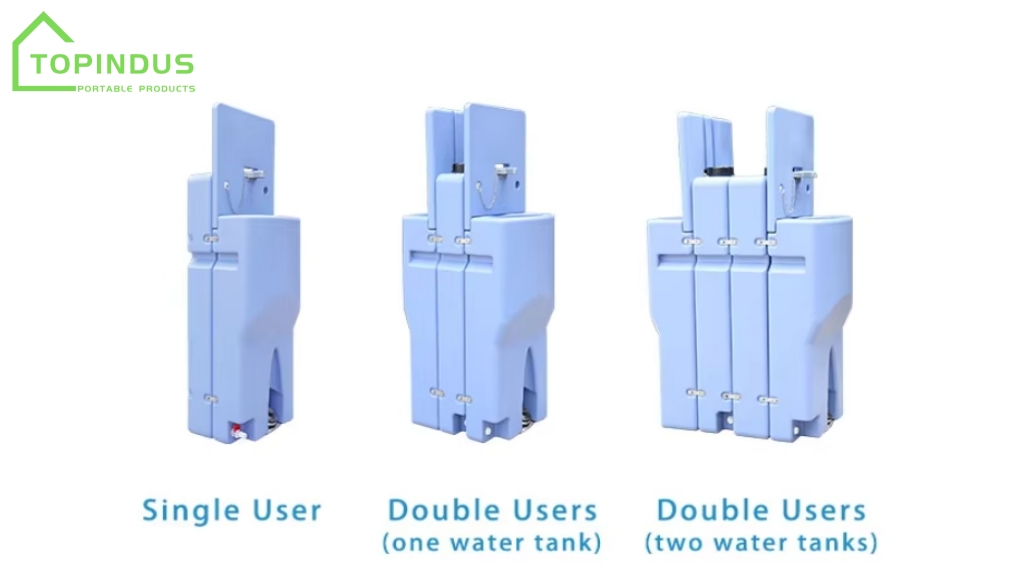 Durable Portable Mobile HDPE Hand Wash Station for Outdoor Use