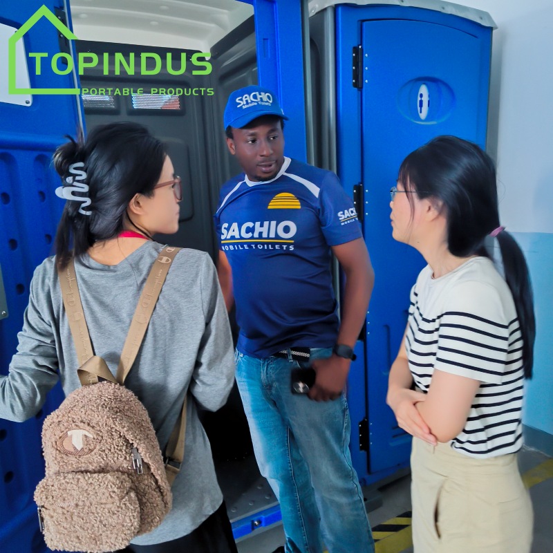 Nigerian Clients Visit TOPINDUS Factory for Product Inspection and Customization