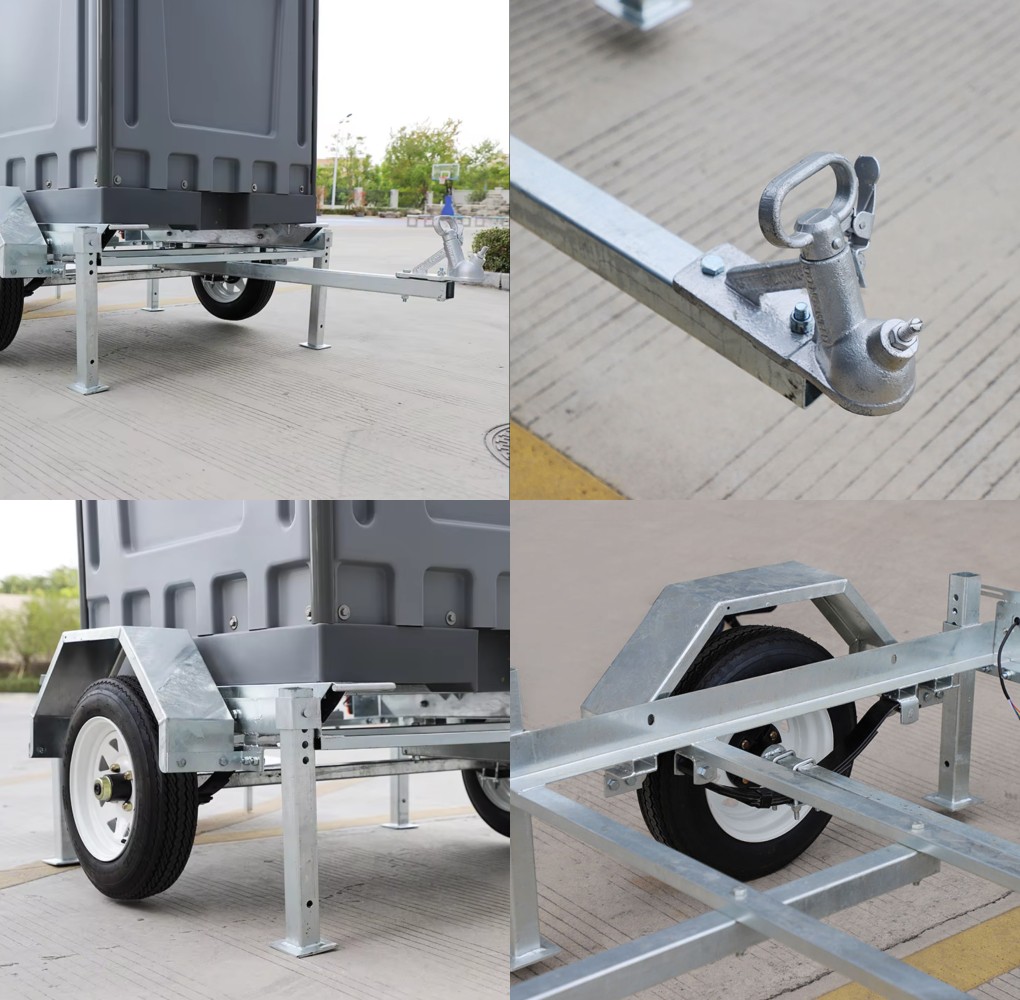 Towable Trailer Mounted Porta Potty
