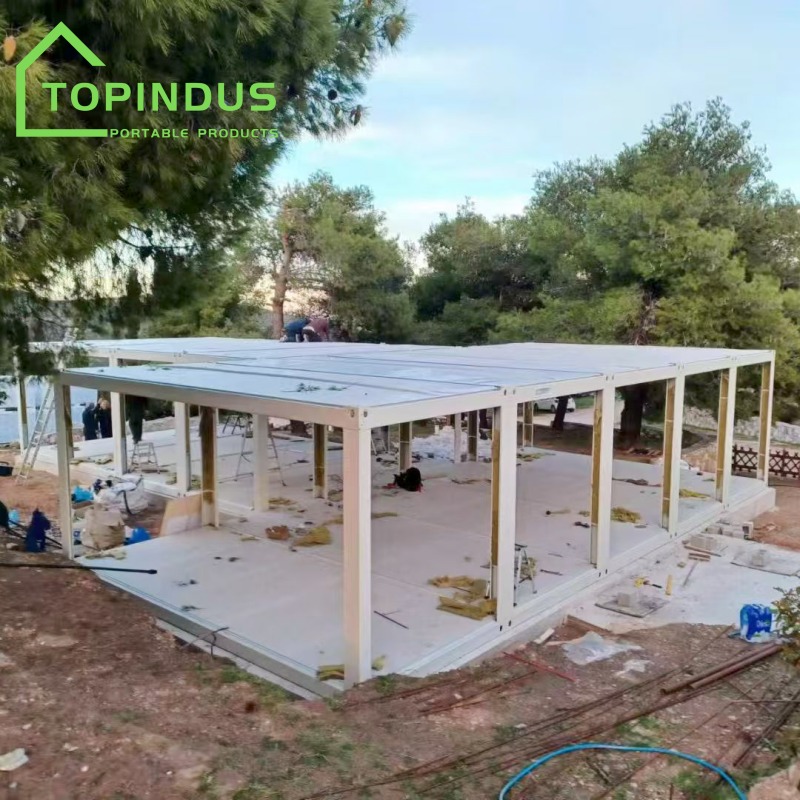 The Church Customization Project of TOPINDUS Flat Pack Container House in Greece