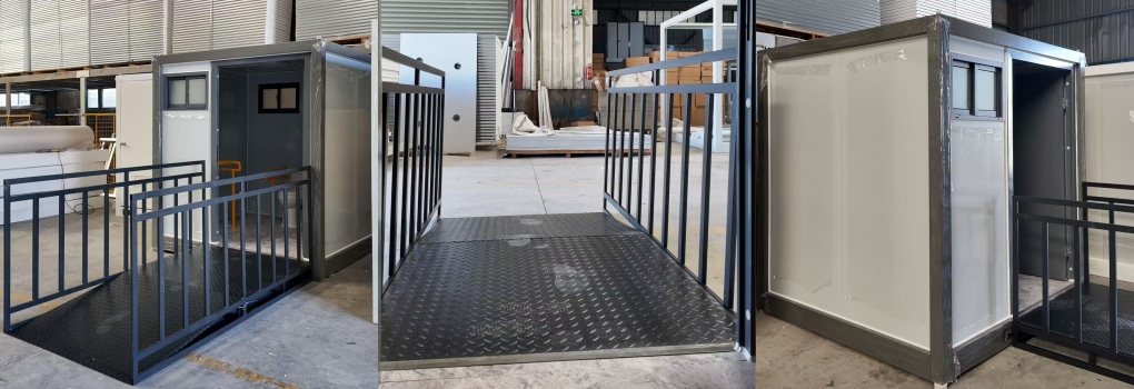 Steel Structure Portable Mobile Disabled Toilet for Wheelchair