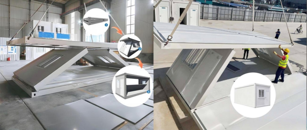 Prefabricated Z Shaped Folding Container Mobile House