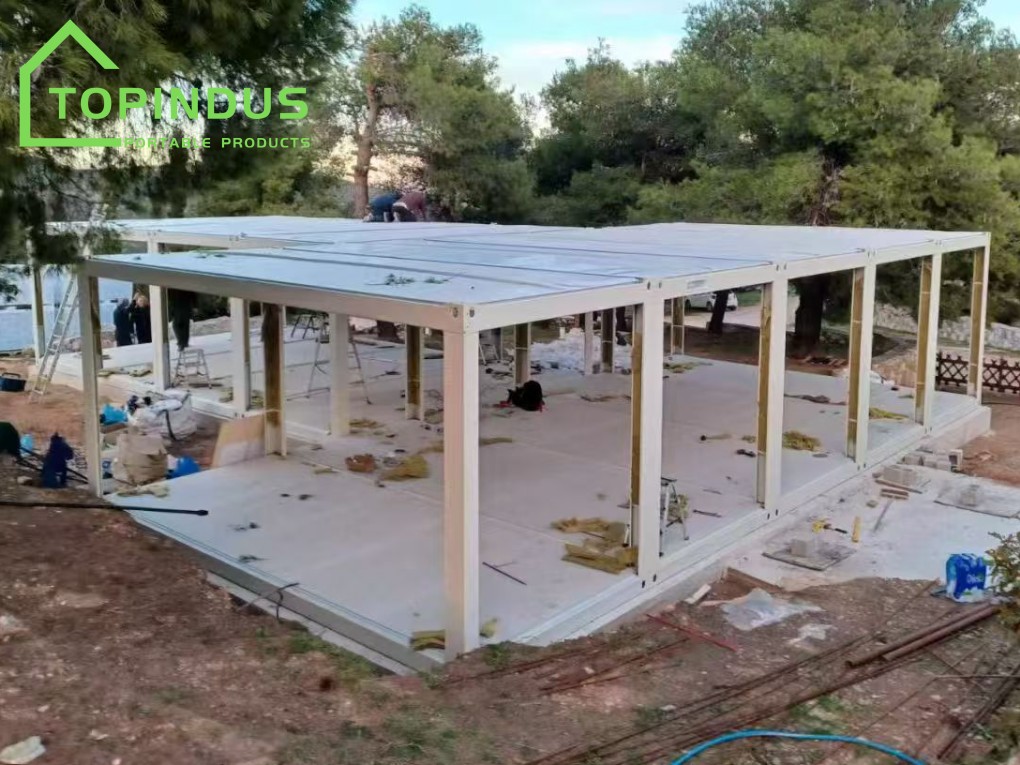 The Church Customization Project of TOPINDUS Flat Pack Container House in Greece