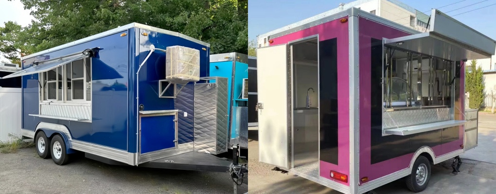 Fully Equipped Custom Mobile Food Trailers