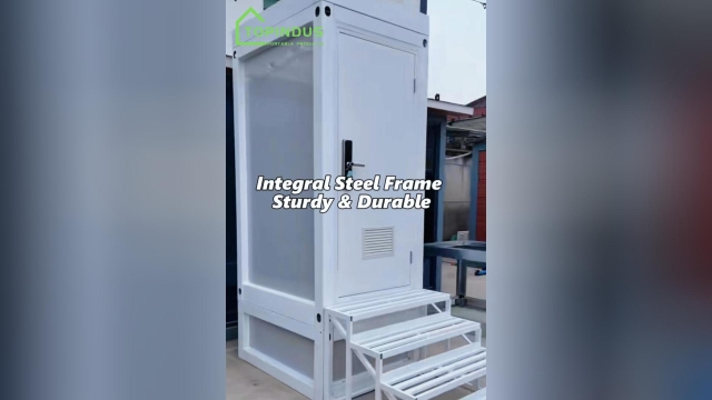 Steel Structure Mobile Toilet with Water Tank