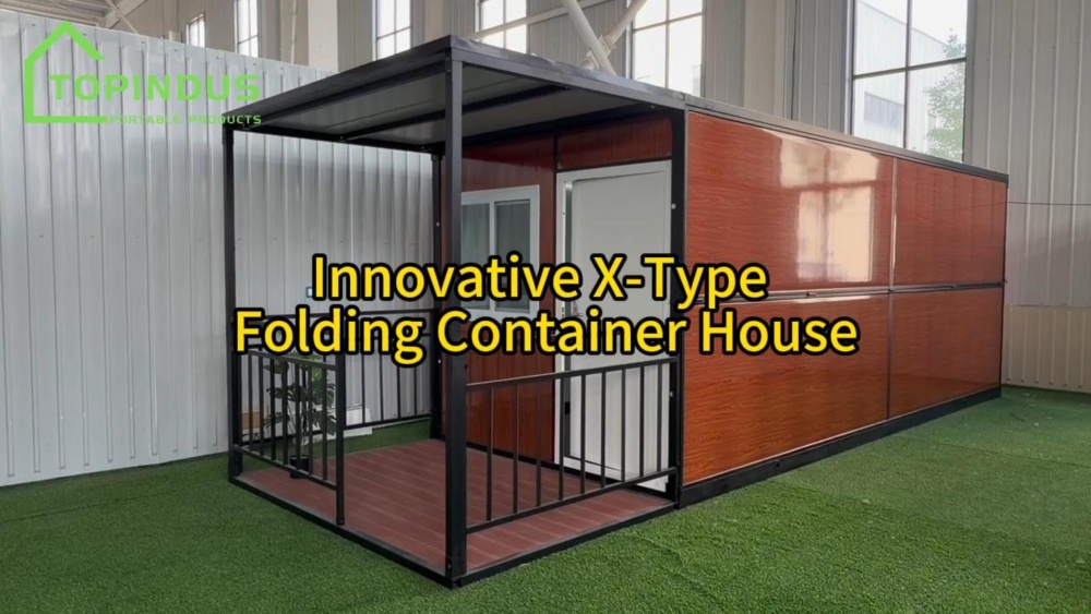 Customizable X-Folding House for Flexible Modular Living