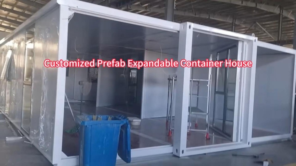 Two Wing Expandable Container House for Flexible Modern Spaces