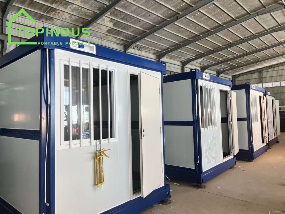 TOPINDUS Delivered 8 X-Type Folding Houses for Vietnam Construction Project