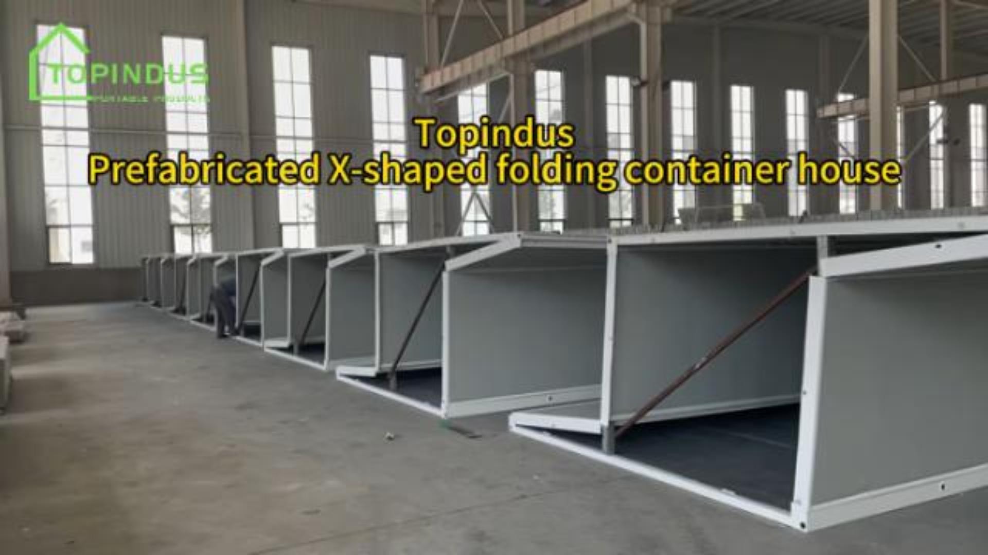 X-Type Folding Container House: Fast, Flexible and Portable